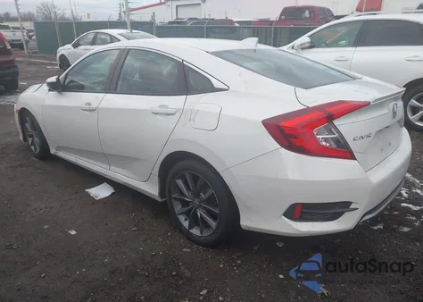 2020 Honda Civic Ex-L из США, поврежденный, VIN 19XFC1F73LE220448